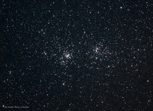 Double Cluster in Perseus                          